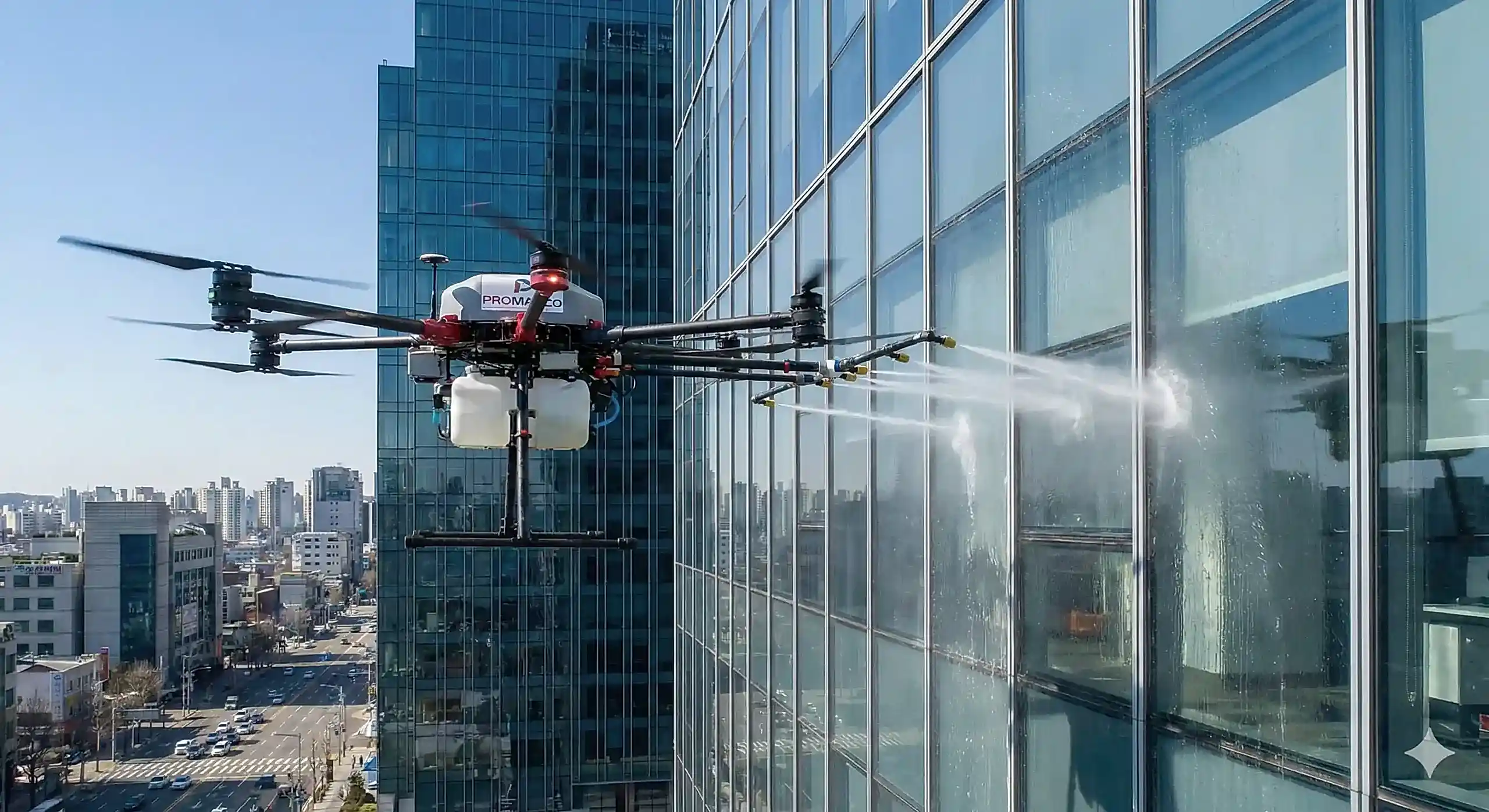 Drone limpieza
